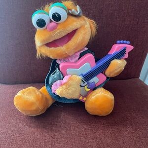 Vintage 1999 tyco rock and roll Zoe plush from Sesame Street